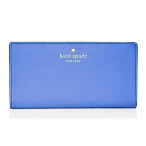 Kate Spade Women's Blue Bifold Wallet Cornflower Blue Bifold - NWT